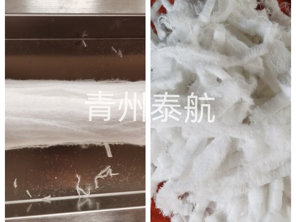 棉线腈纶切断对比效果